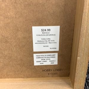 Wood frame art picture